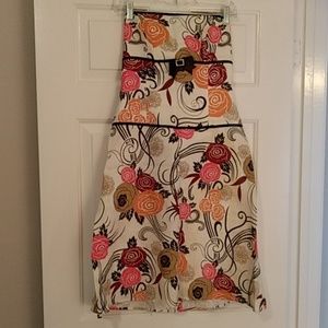 Strapless dress